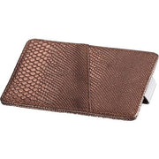 VISOL COBRE SNAKESKIN WALLET AND MONEY CLIP