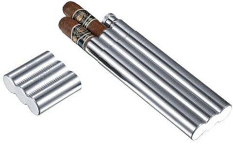 VISOL MALAMUTE DOUBLE CIGAR TUBE AND FLASK